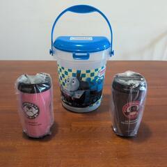 キャラクター水筒、タンブラー、ポップコーンケースの画像