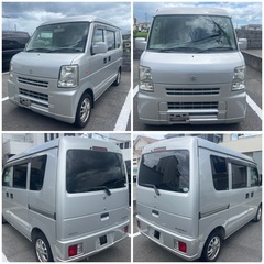 売約済み　　エブリイバン⭐️DA64V⭐️4WD⭐️ジョインターボ⭐️ハイルーフ☆リア5面スモークの画像