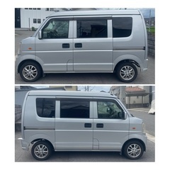 売約済み　　エブリイバン⭐️DA64V⭐️4WD⭐️ジョインターボ⭐️ハイルーフ☆リア5面スモークの画像