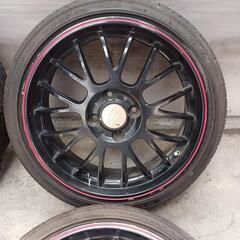 165/45R16　アルミ　タイヤ4本セット　No.252　16インチ　軽自動車タイヤの画像