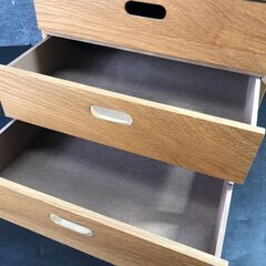 無印良品 MUJI 木製 スタッキングチェスト 4段 引き出し 収納 インテリア 卓上 ② 25g菊Eの画像