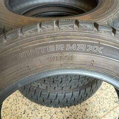 工賃込み 履き潰しに 155/65R14 DUNLOPｽﾀｯﾄﾞﾚｽﾀｲﾔ4本の画像