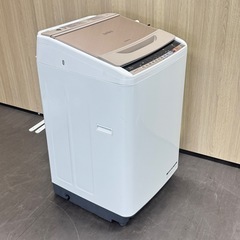 A1384🌟激安‼️日立　8.0K　全自動電気洗濯機BW-V80B🌟の画像