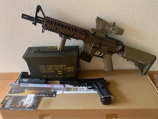 ?サバゲーシーズン到来?サバゲーセット　mk18 mod0 フルメタル 電動ガン(内部カスタム)単品セット