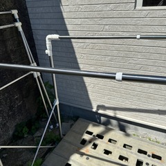 ステンレス物干し台の画像