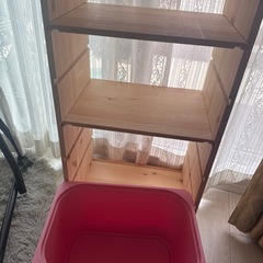 IKEA 棚 トロファスト パイン材の画像