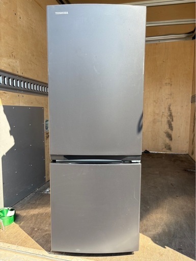 TOSHIBA 冷蔵庫 GR-W15BZ1 153L 2024年製 美品 東芝 冷蔵庫 幅47.9cm 153L GR-W15BZ1(W) 2ドア 自動霜取り 右開き