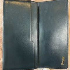 エステーデュポン札入れメンズ長財布ロングウォレットさいふサイフ小銭入れ無紳士財布イタリア製黒色系ブラック男性用ユニセックスの画像
