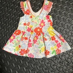 カラフル花柄ベビー水着 80cm
の画像