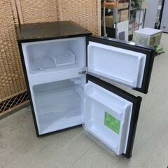 冷蔵庫 90L 2023年製 アイリスオーヤマ IRSD-9B 2ドア ブラック 黒 90Lクラス 九十クラス 小型 コンパクト 札幌 西野店の画像