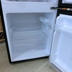 冷蔵庫 90L 2023年製 アイリスオーヤマ IRSD-9B 2ドア ブラック 黒 90Lクラス 九十クラス 小型 コンパクト 札幌 西野店の画像