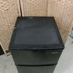 冷蔵庫 90L 2023年製 アイリスオーヤマ IRSD-9B 2ドア ブラック 黒 90Lクラス 九十クラス 小型 コンパクト 札幌 西野店の画像