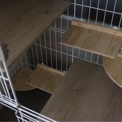 猫ちゃん用　3段ケージ(ステップ付き⭐︎)  の画像