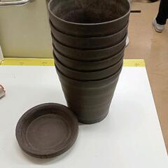 0723-118 【無料】 プラスチック鉢植え6鉢セットの画像