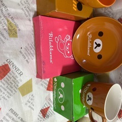 未使用　リラックマ　食器3点セットの画像