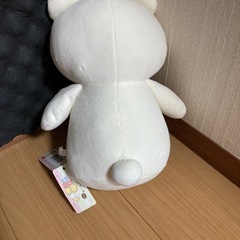 こわくないね ホワイトぬいぐるみの画像