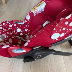 Cybex クラウド Z i-Size JSペティコート　赤の画像