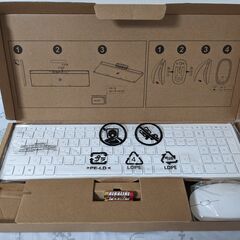 無線キーボード＋マウスセットの画像