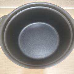 美品 鍋 25cm イエローカラーの画像