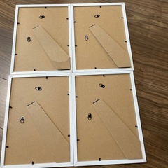 B5写真たて　ホワイト　4つの画像