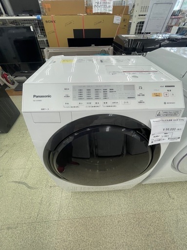 リユースのサカイ東金店 Panasonic ドラム式洗濯機 18年製 10/6kg TJ13411