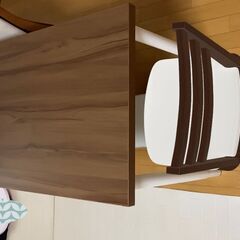 【ニトリ】テーブル板 + 【IKEA】脚の画像
