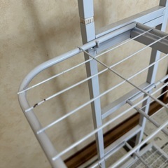 　美品　ガーデンラック　ホワイトの画像