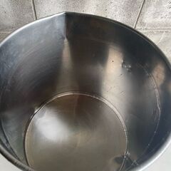 【那須町役場】給食　寸胴鍋　蓋無し　両手鍋【管理番号255】の画像