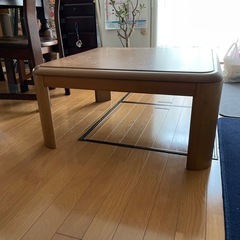 テーブル　こたつの画像