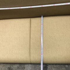 nt250723-002Z メーカー不明 sofa ソファ 茶色系 中古 2人掛け オフィス リビング の画像