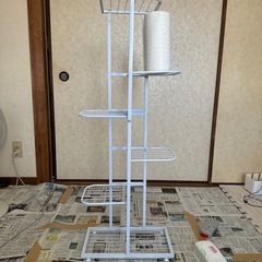 　美品　ガーデンラック　ホワイトの画像