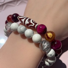 【売ります】天然石ブレスレット2本セットの画像