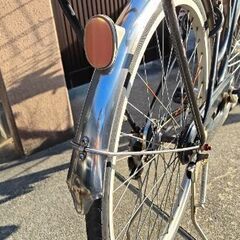 オートライト　新品のシート付　26インチ自転車の画像
