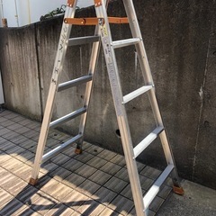ピカ(Pica)　アルミ製はしご兼用脚立5尺　K-150Dの画像