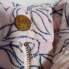 Leeショートパンツ　ピンクの花柄デザインの画像