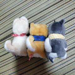 豆柴兄弟のぬいぐるみ 3匹セット美品の画像