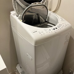 2022年製TOSHIBA ZABOON AW-8VM1縦型洗濯乾燥機 保証書付の画像
