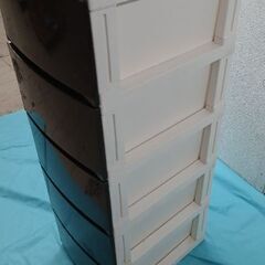 収納ケース　980円　5段　（ 色違いで白もあります）の画像