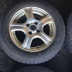 165/70R14 アルミホイール付スタッドレスタイヤ 4本セットの画像