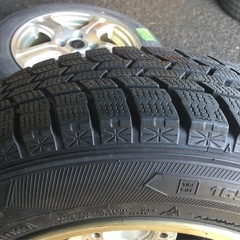 165/70R14 アルミホイール付スタッドレスタイヤ 4本セットの画像
