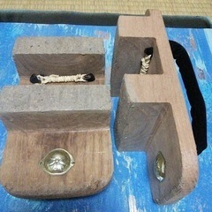 男性用　下駄　ビンテージ　白木桐下駄　スクエアタイプ　ユーズド　キズあり の画像
