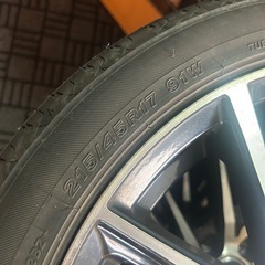 215/45/R17 PCD100 タイヤ付ホイールの画像