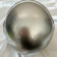＜美品♪＞フルフェイスヘルメット フリーサイズ シルバーの画像