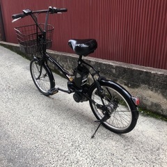 【京都発】京の楽チャリ　電動アシスト自転車　シュガードロップ　20インチ　黒の画像
