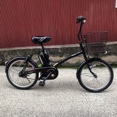 【京都発】京の楽チャリ　電動アシスト自転車　シュガードロップ　20インチ　黒の画像