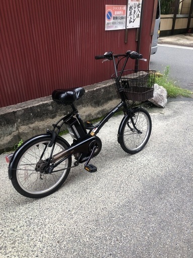 【京都】京の楽チャリ　電動アシスト自転車　20インチ　シュガードロップ　黒色 京都発】京の楽チャリ 電動アシスト自転車 シュガードロップ 20インチ