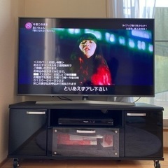 テレビ台　ブラックの画像
