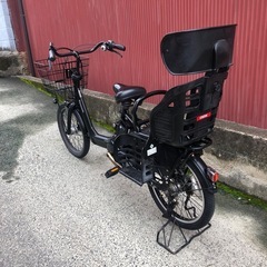 【京都発】京の楽チャリ　電動アシスト自転車　20インチ　ギュットミニ　黒色　綺麗の画像