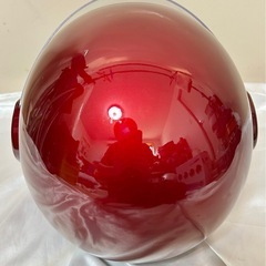 ＜美品♪＞フルフェイスヘルメット HBN NT-022 フリーサイズ 赤 箱入りの画像