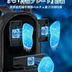 【新品未使用】電気で冷やすペルチェ冷却リュックの画像